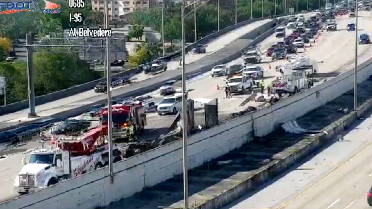 Fatal crash on I-95 near Belvedere Road exit, March 28, 2022