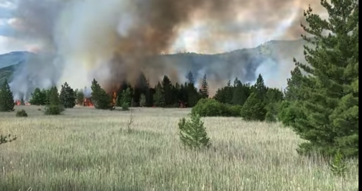 I-90 Idaho WIldfire