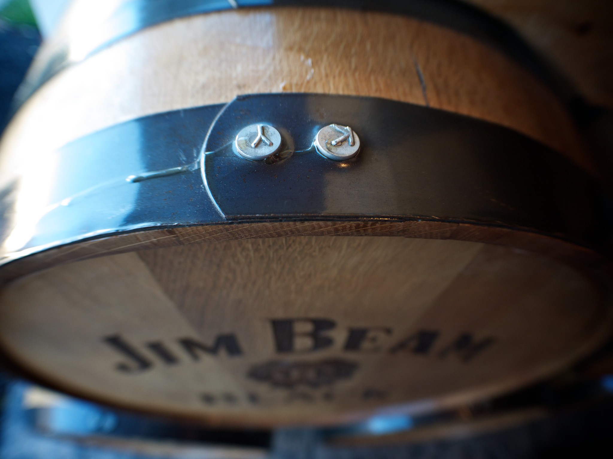 Jim Beam barrel
