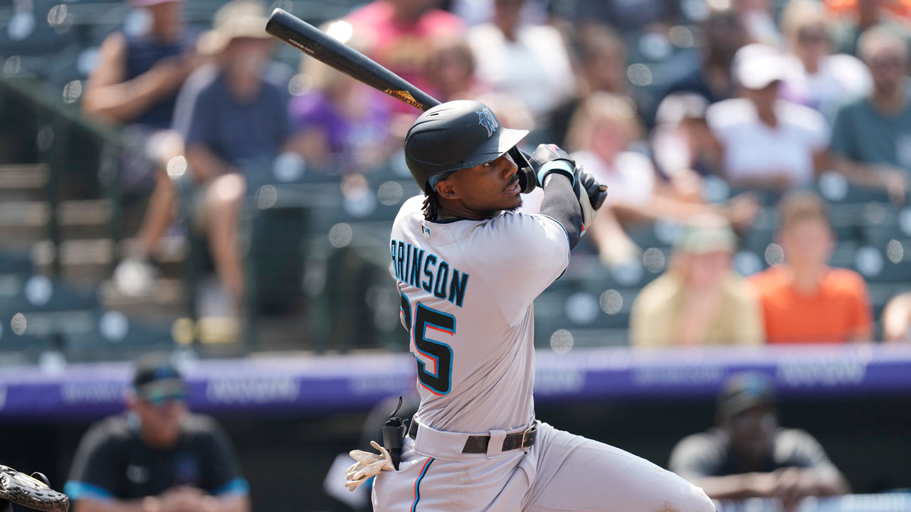 Lewis Brinson, Miami Marlins outfielder