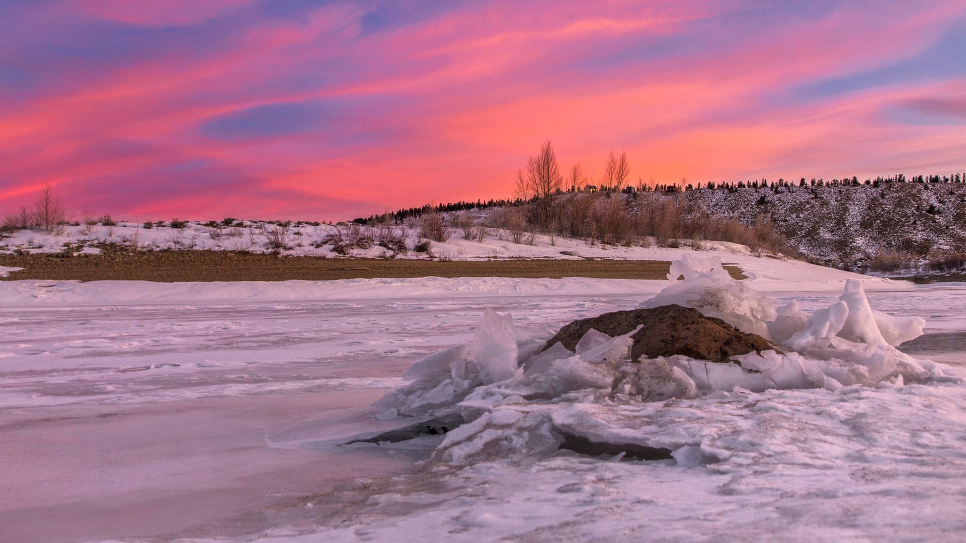 Twin Lakes sunrise