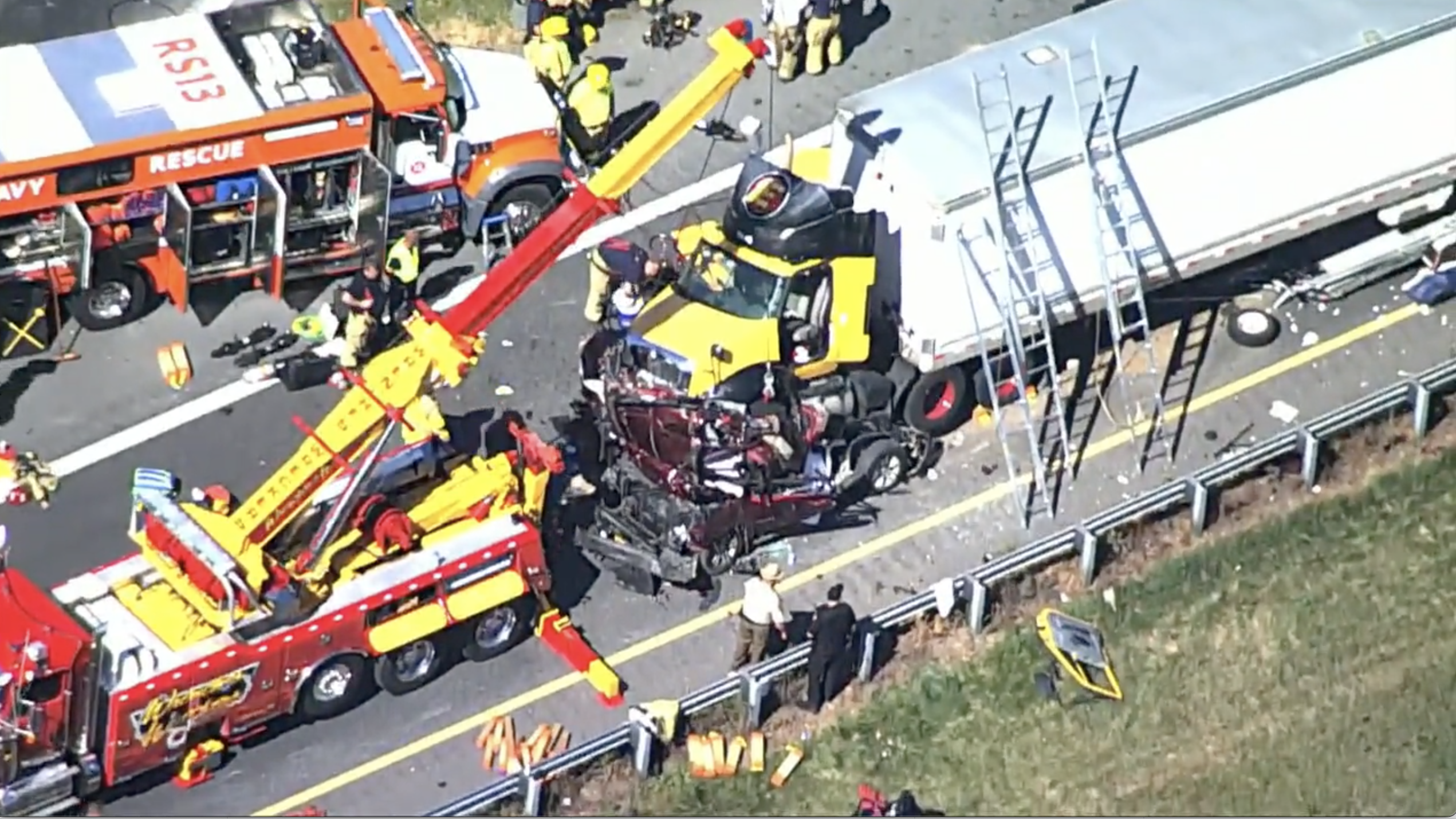 I-81 Tractor trailer crash 