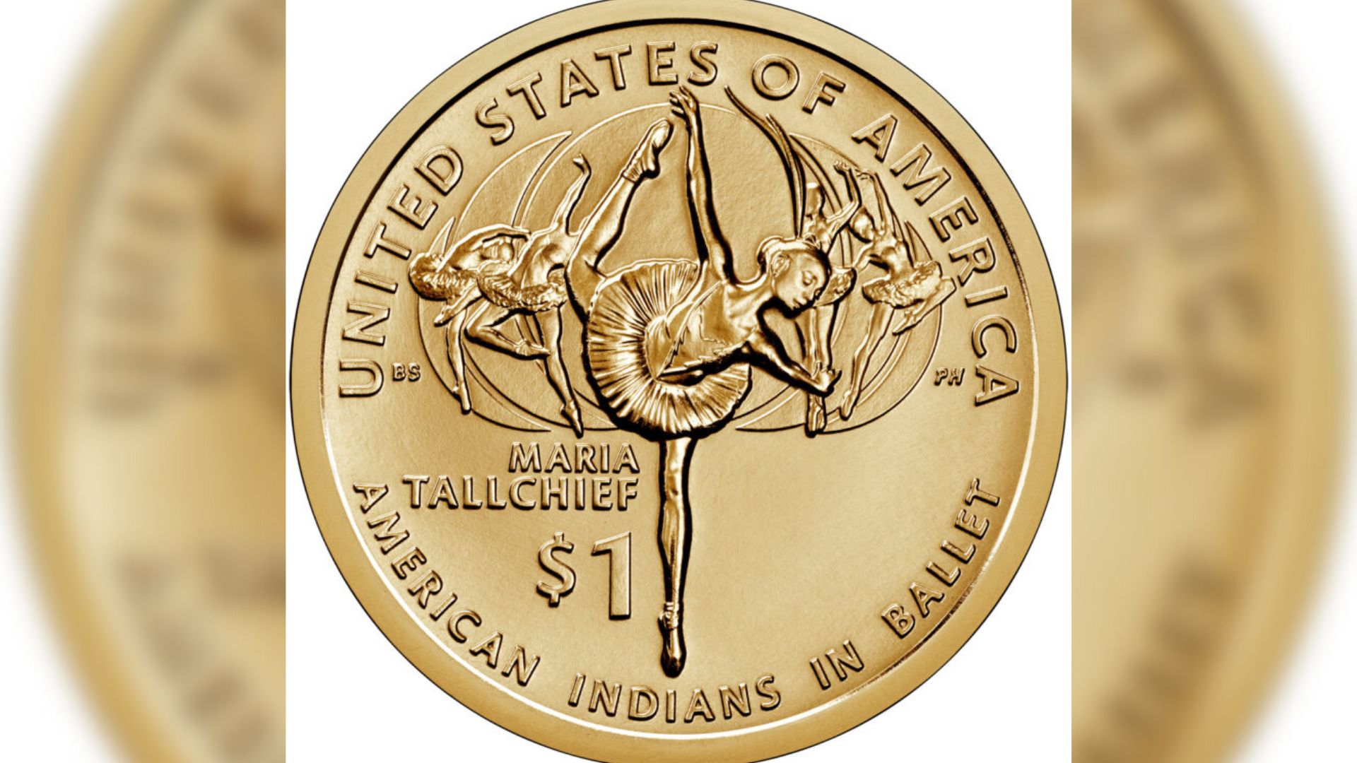 U.S. Mint Maria Tallchief $1 coin