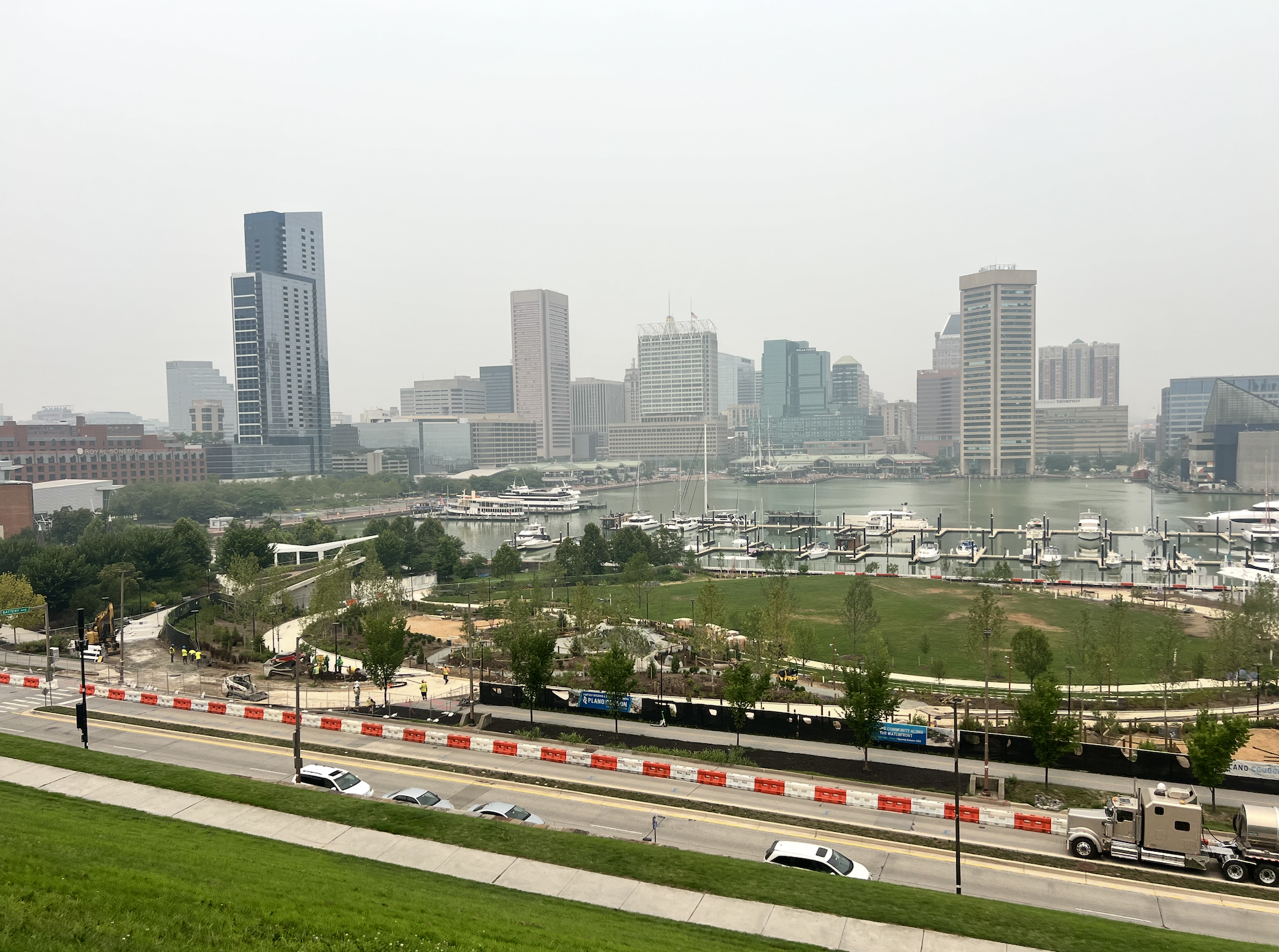 Federal Hill smog Canadian wildfires