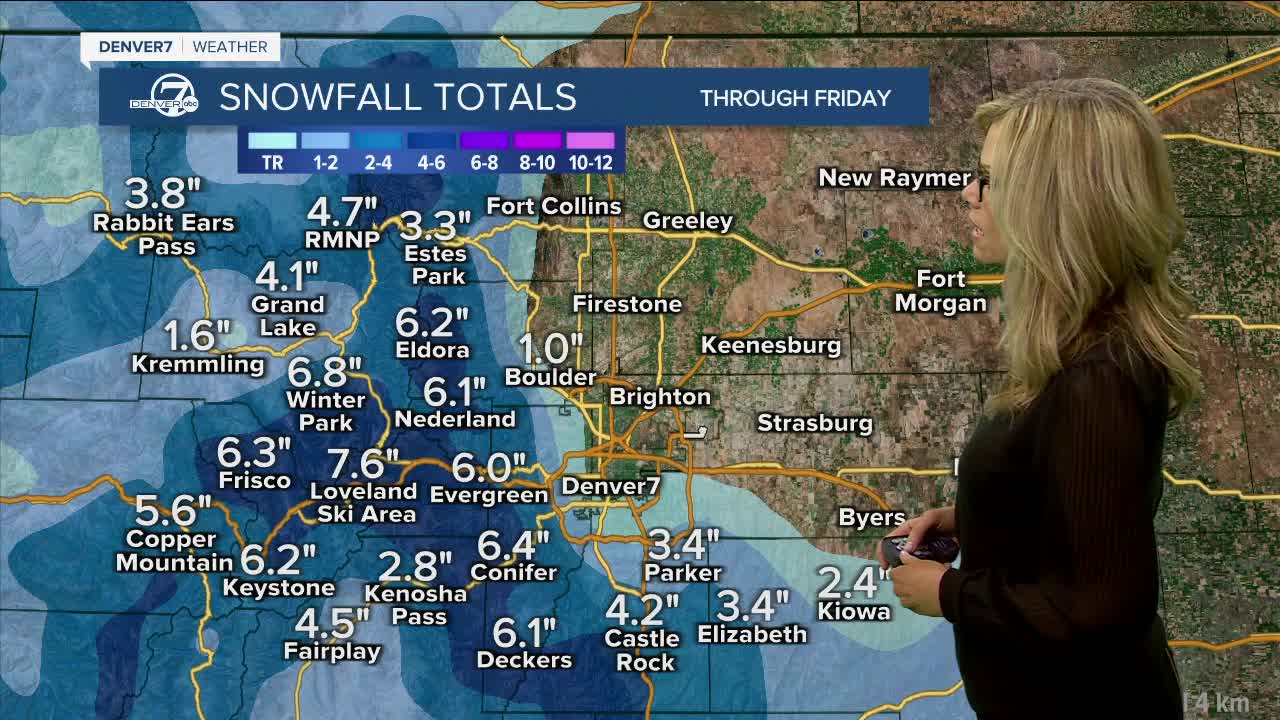 snow totals expected