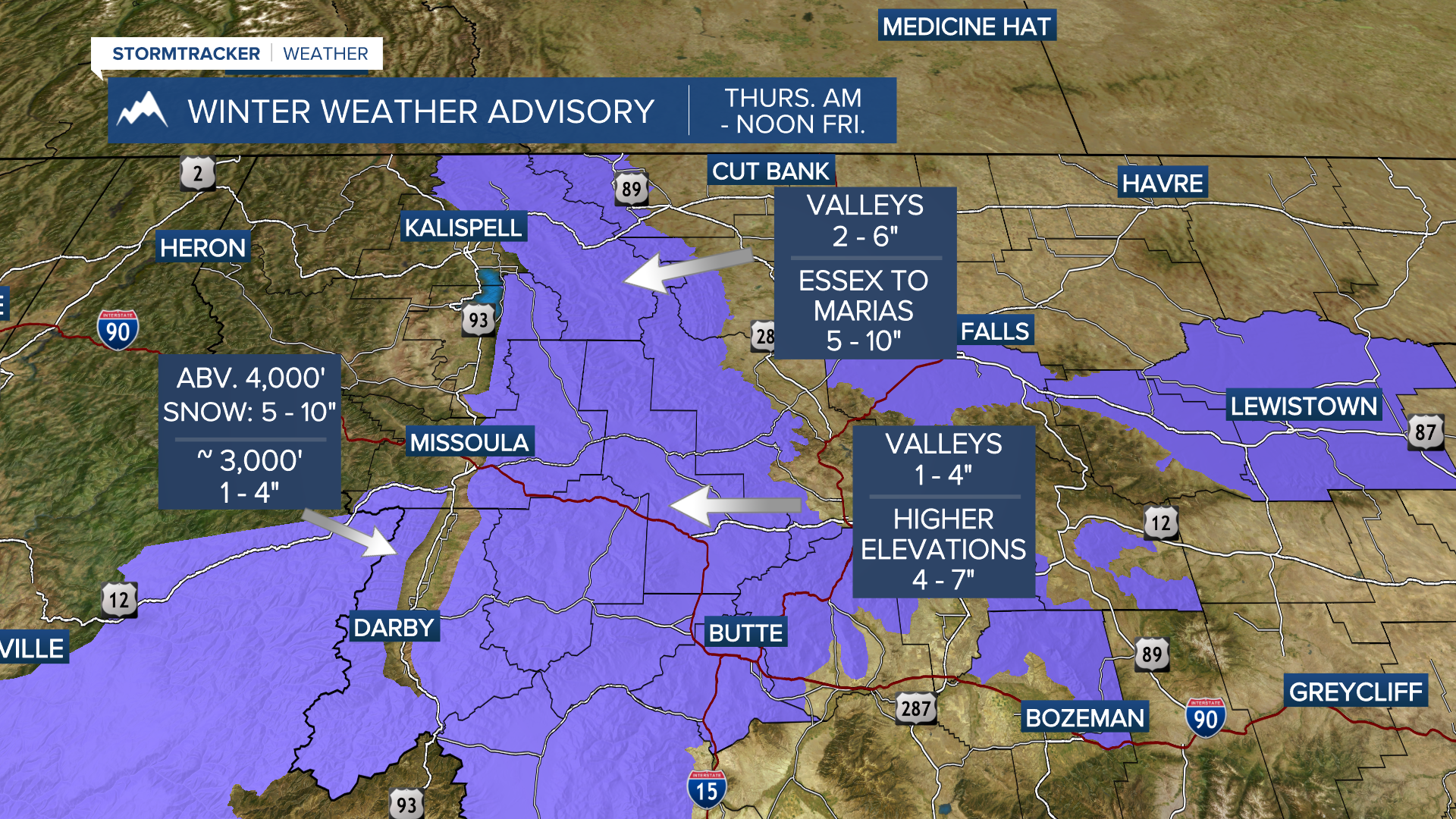 Winter Weather Advisories