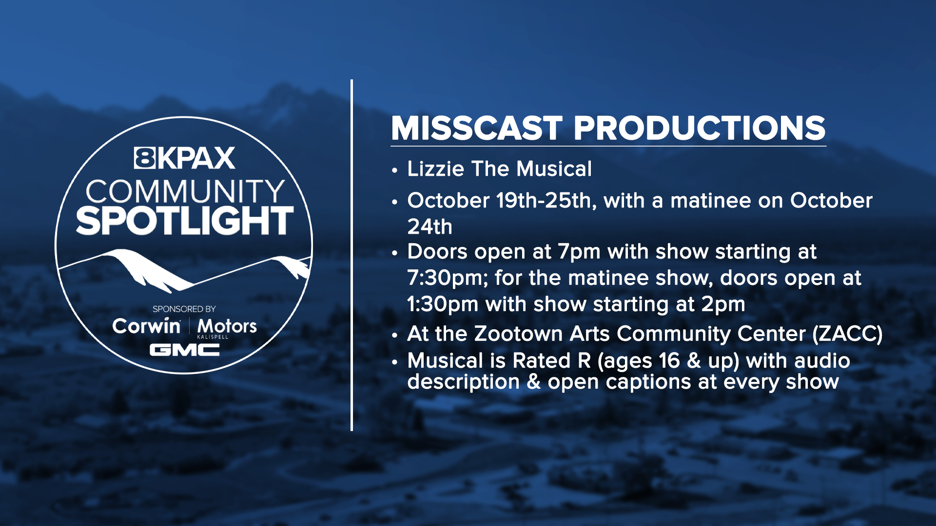 MissCast Productions to Stage Punk-Rock Musical ‘Lizzie’ at ZACC