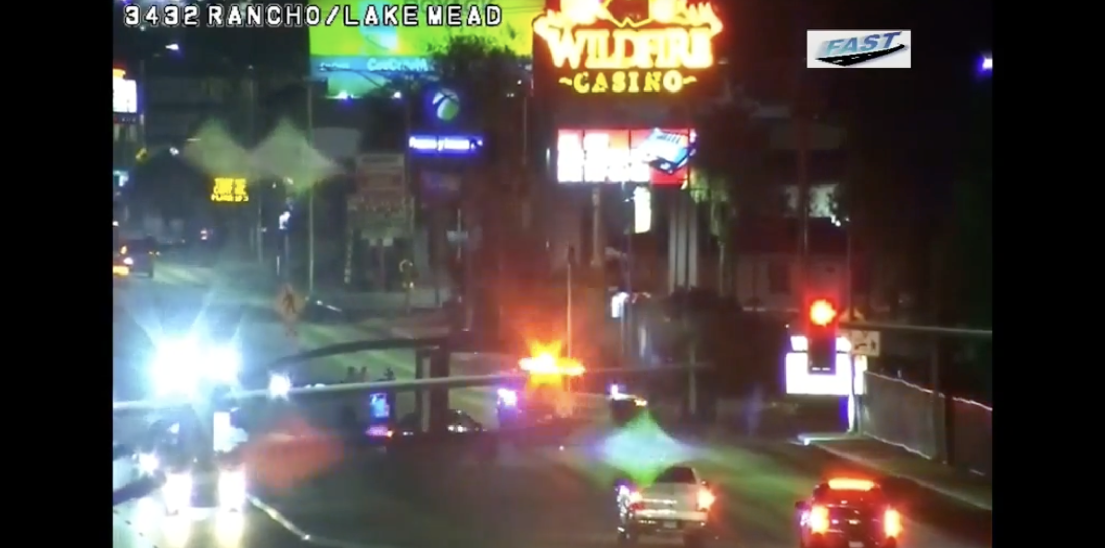 The scene of the hit-and-run near North Las Vegas Airport