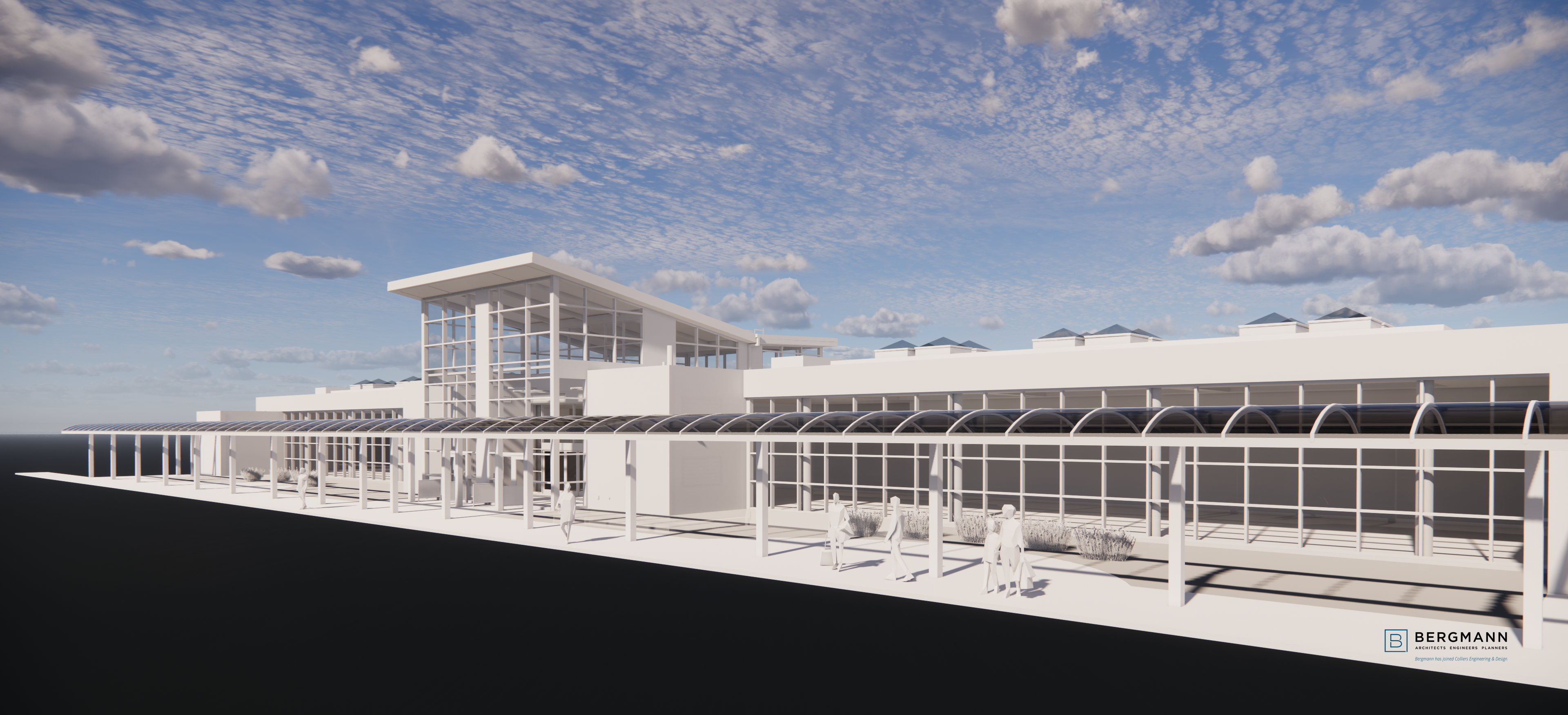 Rendering of the Muskegon County Airport (2024)