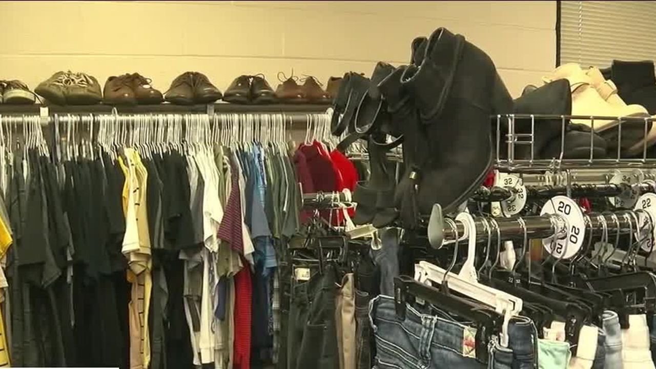 Clothing for homeless kids at KHSD Lynx