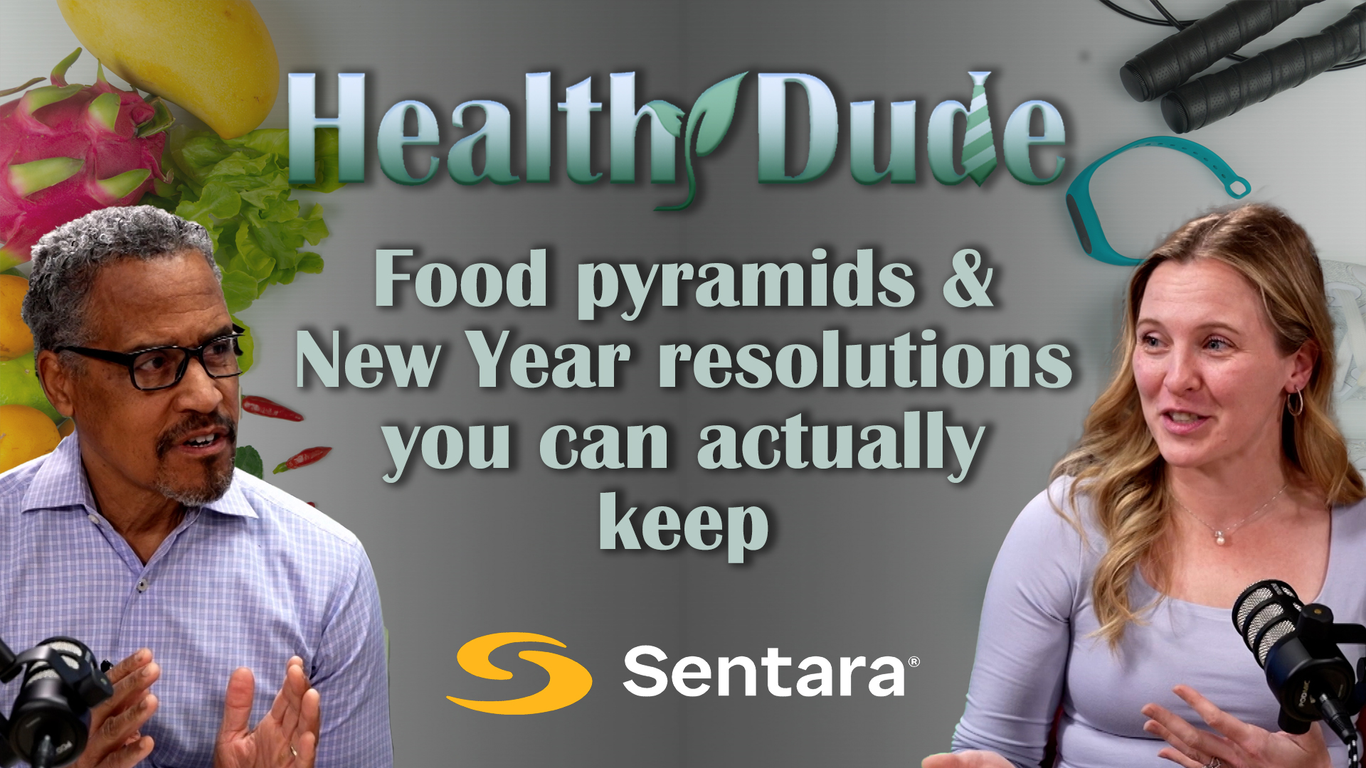 Healthy Dude food pyramids and New Years resolutions