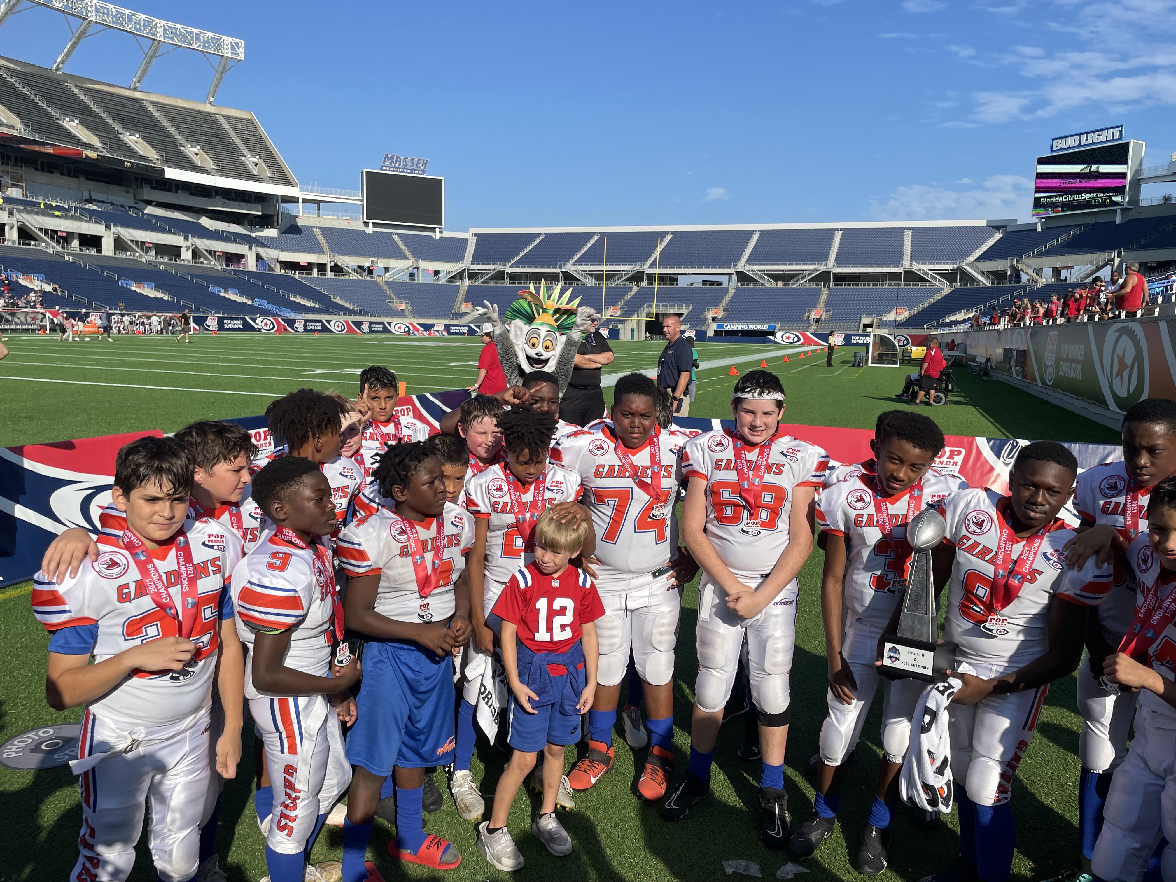 A South Florida football team are national champions after going undefeated this season.