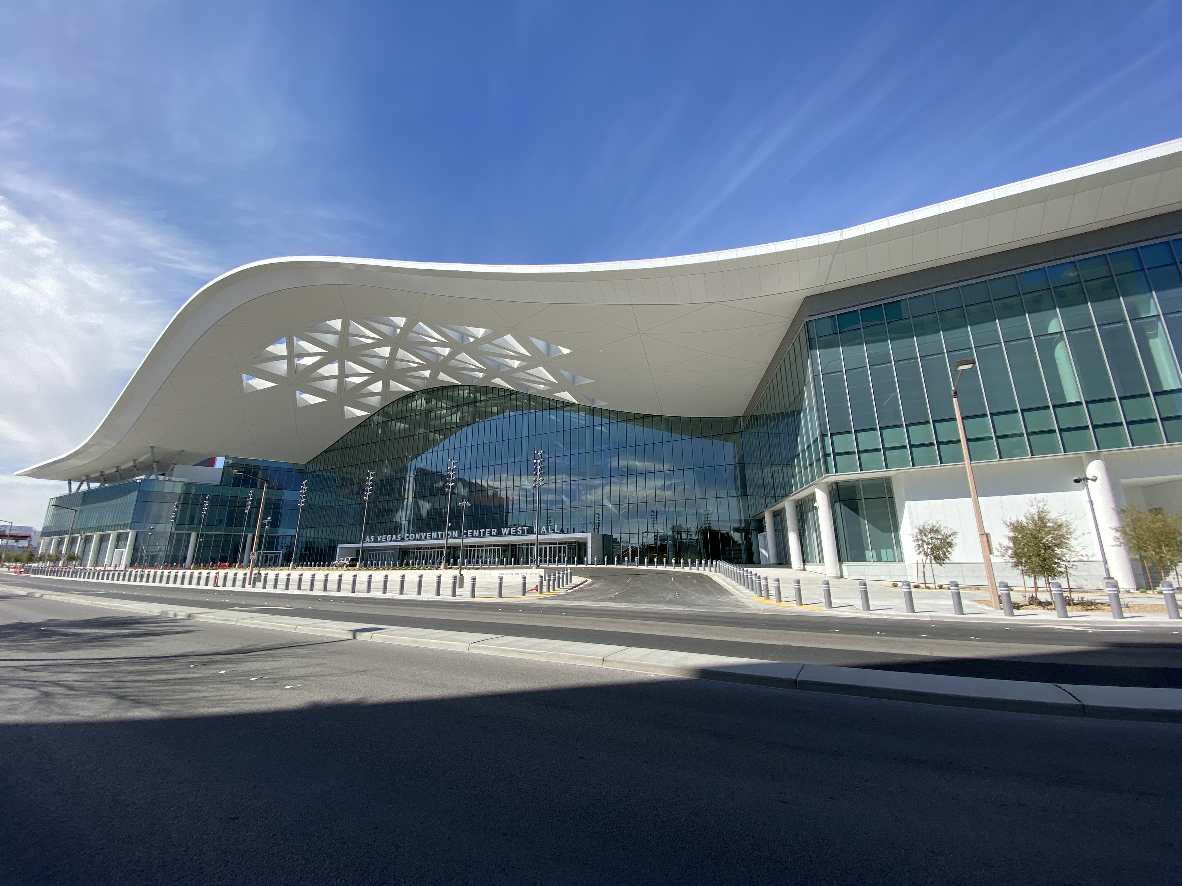 The Las Vegas Convention Center West Hall expansion totaled $989 million dollars and spans 1.4 million square feet of space.