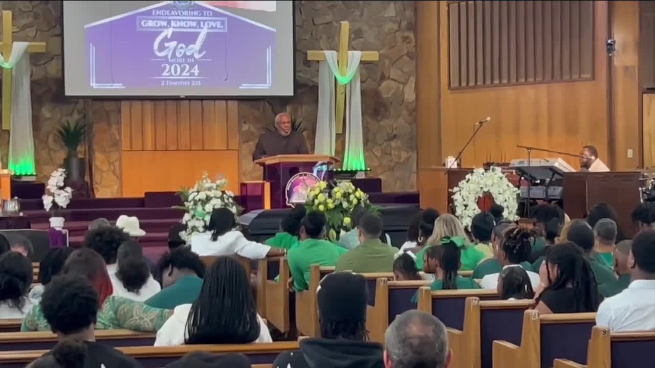 Jevario Buie's funeral