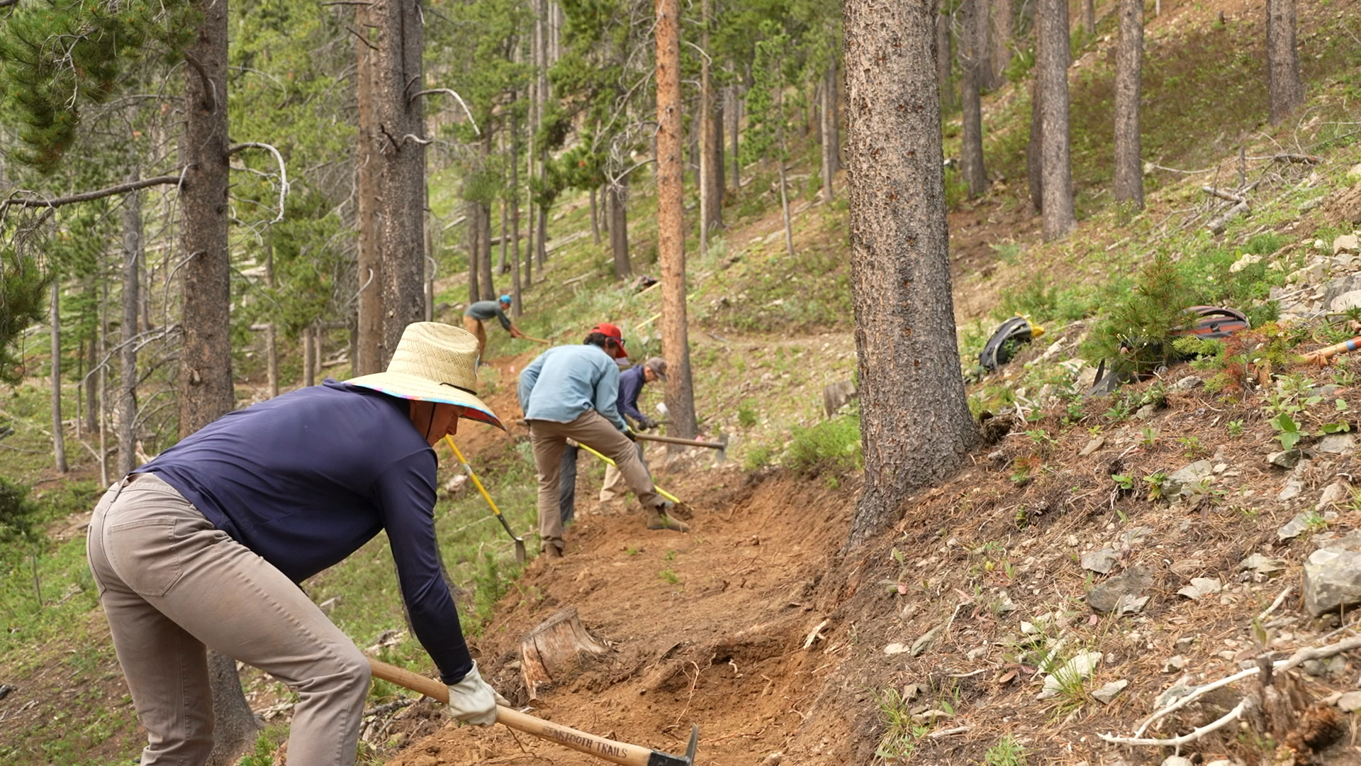 Beartooth Bike Trails Construction