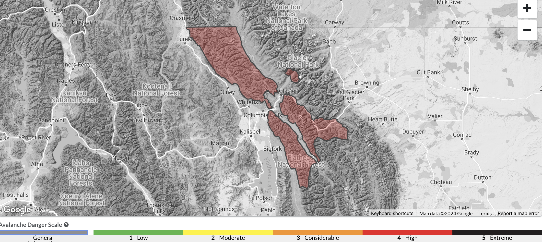 Flathead Backcountry avalanche warning 12924