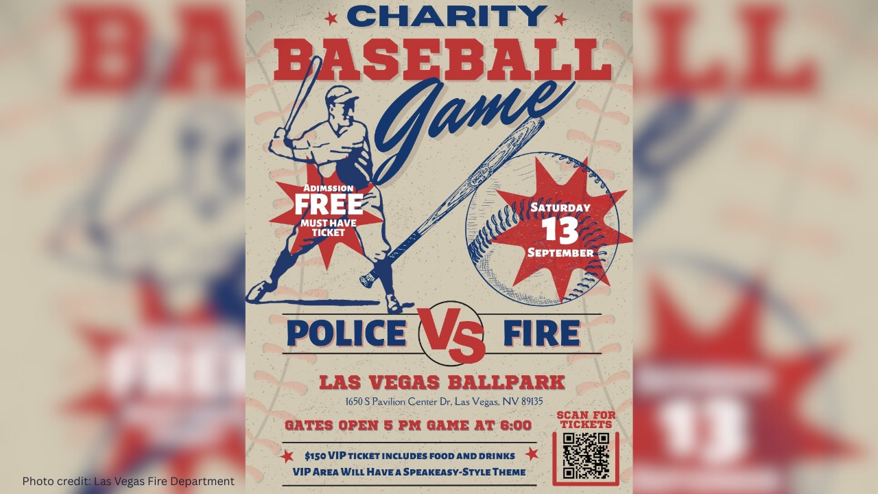 Police vs Fire Charity Baseball game on September 13