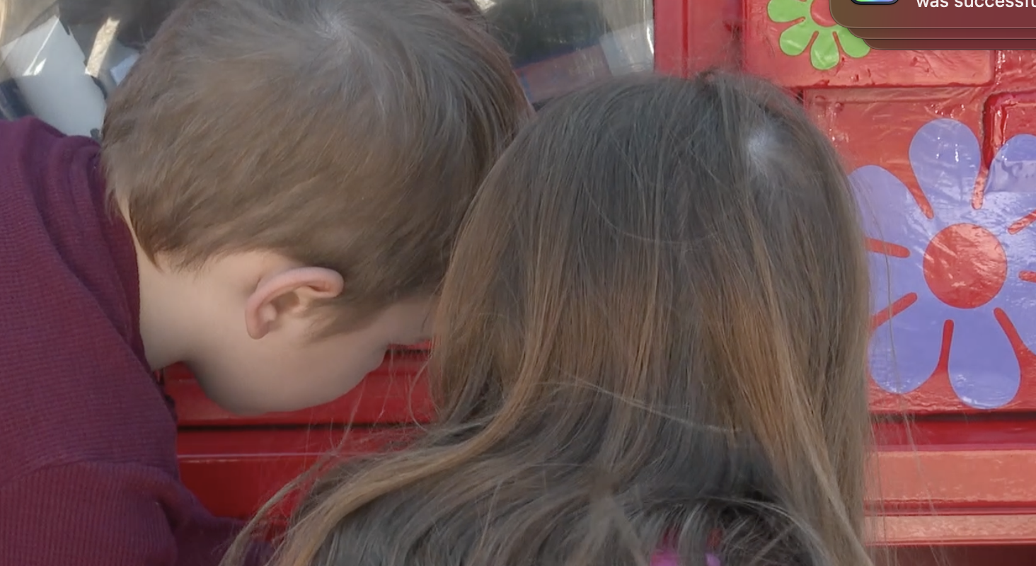"Tiny" libraries scattered across Caldwell help families access books during library closures