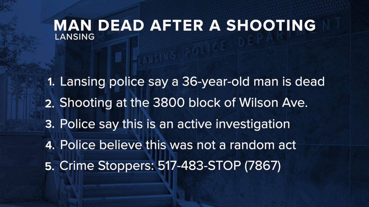 Lansing police are investigating two shootings that occurred over the weekend
