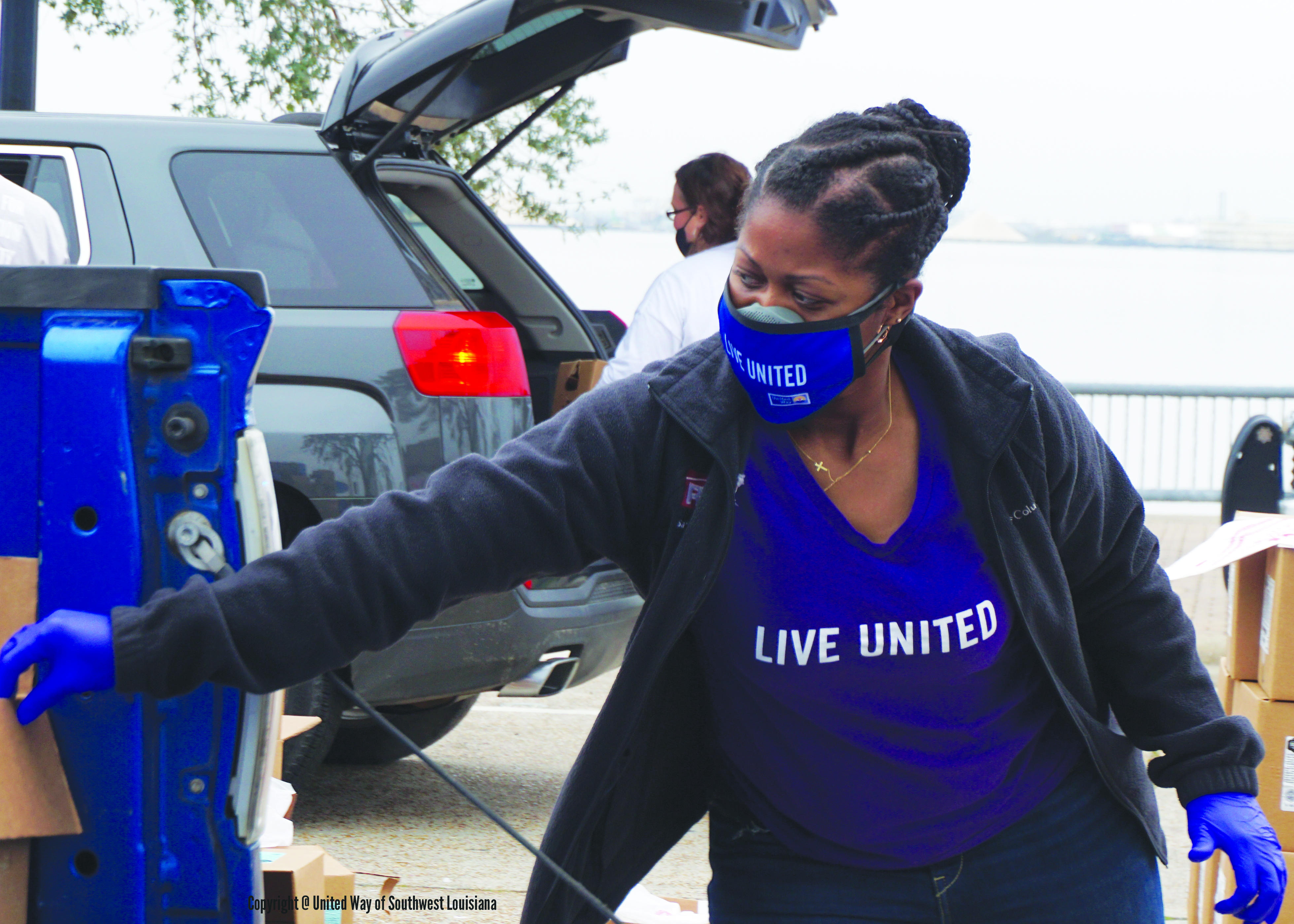 United Way of Southwest Louisiana grocery distribution during Winter Storm Uri.jpg