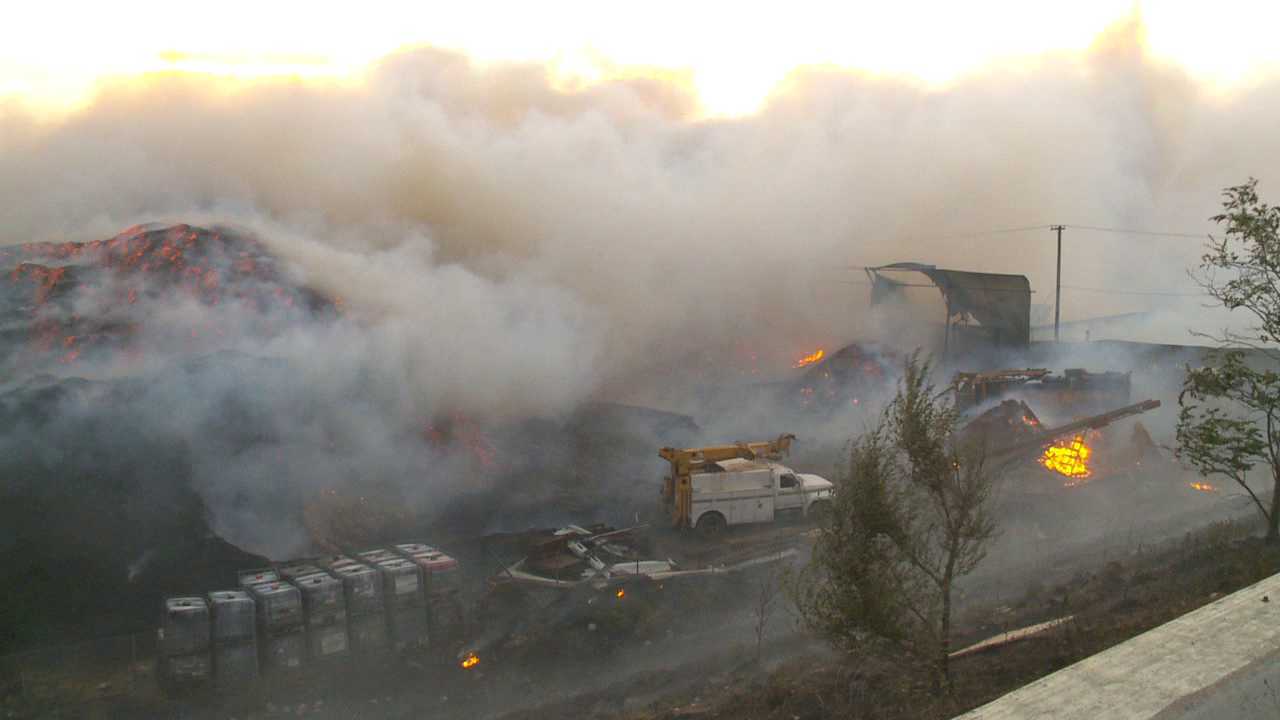 South Salt Lake mulch pit fire