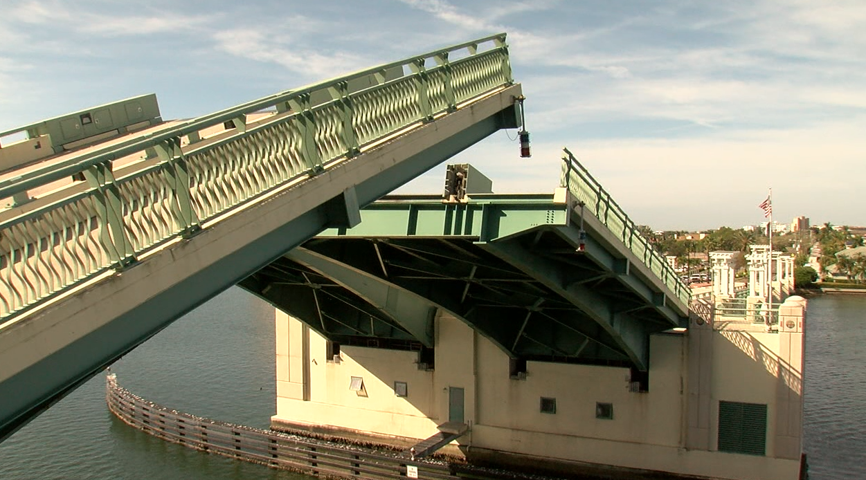 Treasure Island drawbridge