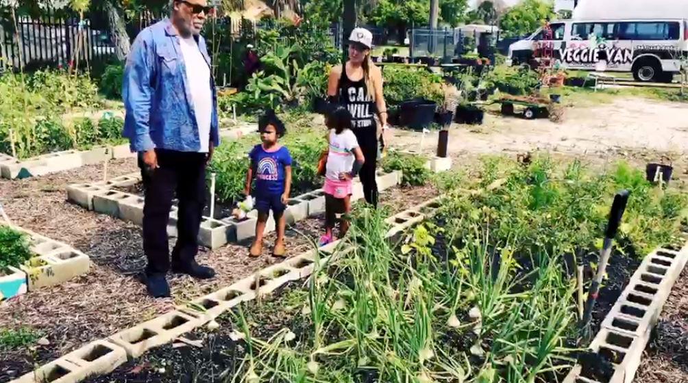 Stewart Bosley said since 2014, his mission is providing a community garden of fruits and vegetables.