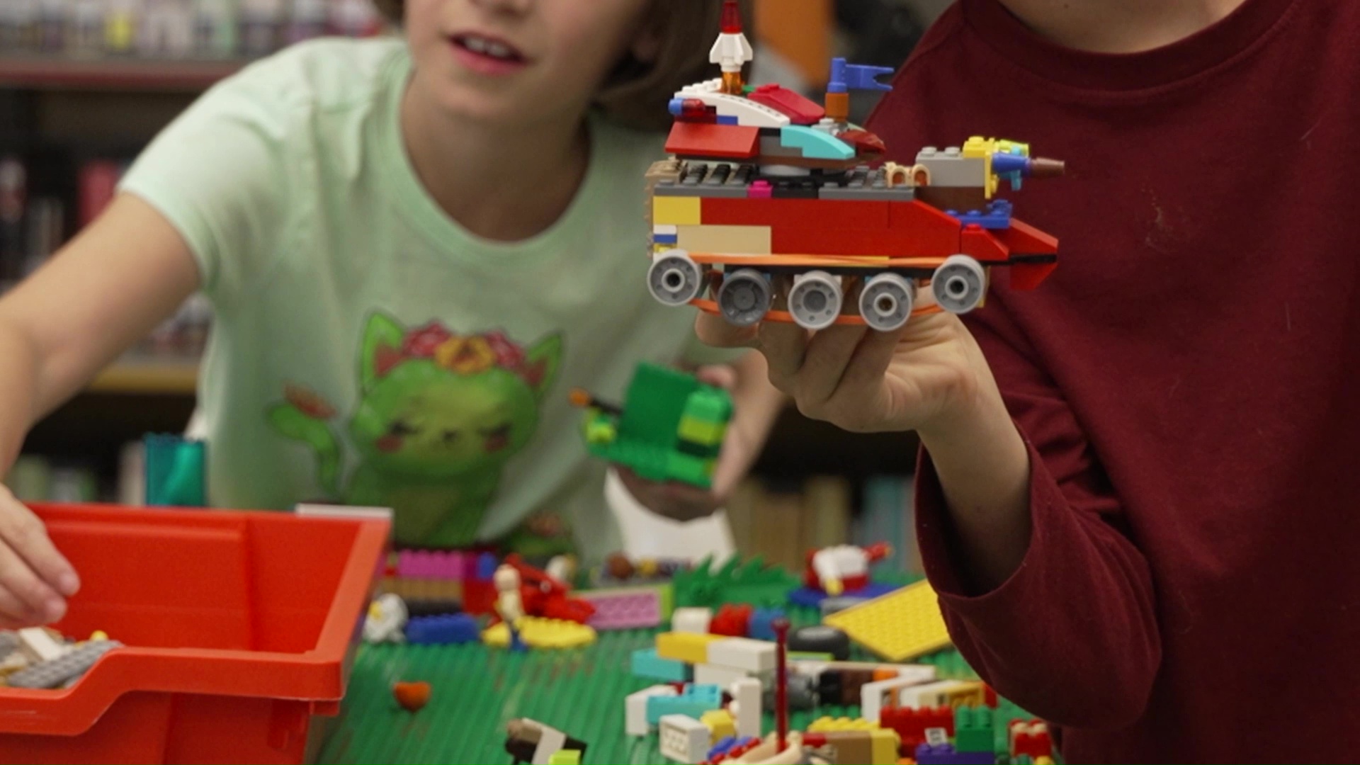 Great Falls library: fun and learning with Lego Club
