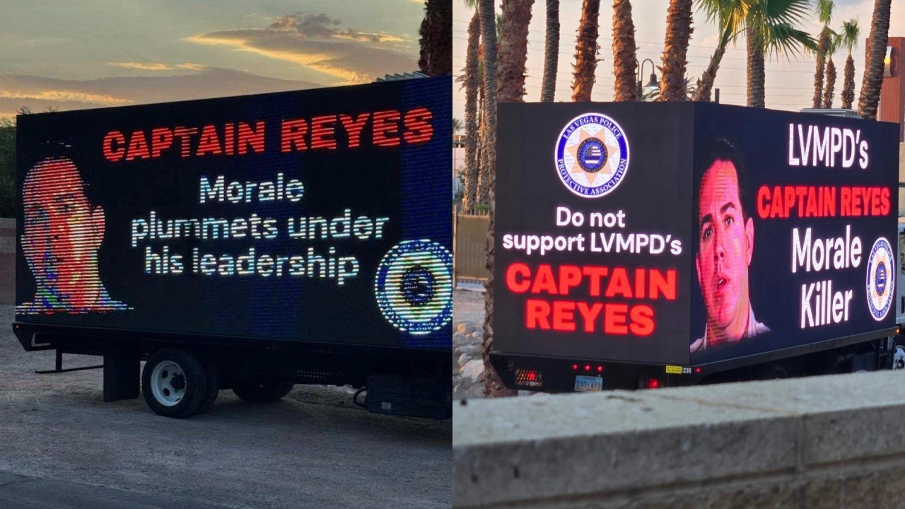 LVMPD Captain billboards