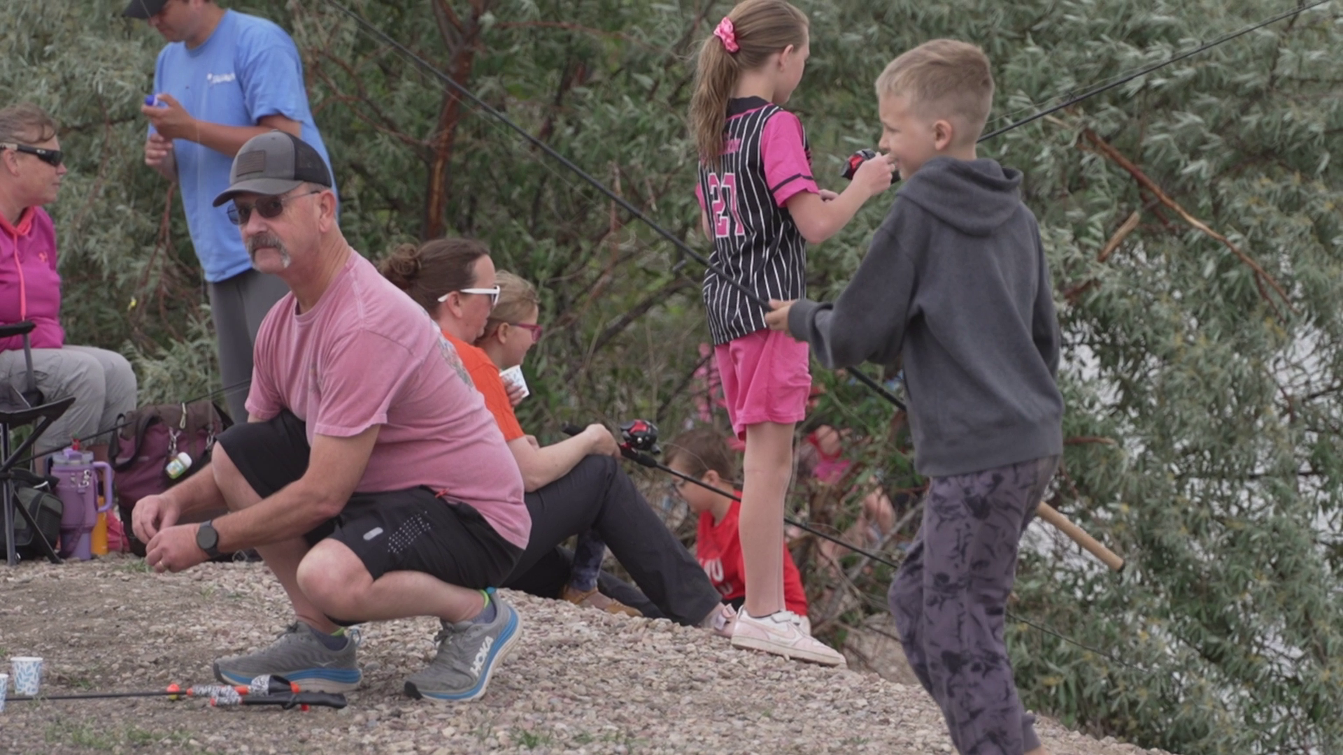 Hundreds of families attend Family Fishing Day