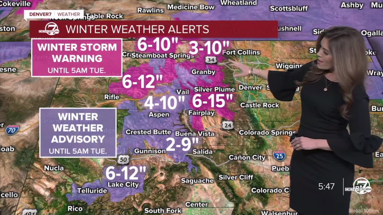 Winter Storm Alerts through Tuesday Morning
