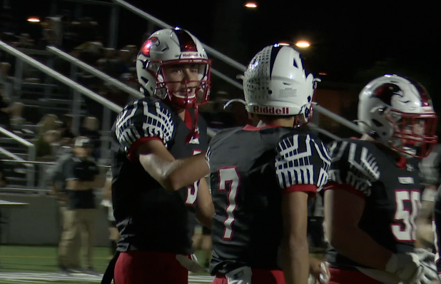 Rocky Lencioni and Kellen Harrison Hawk Football