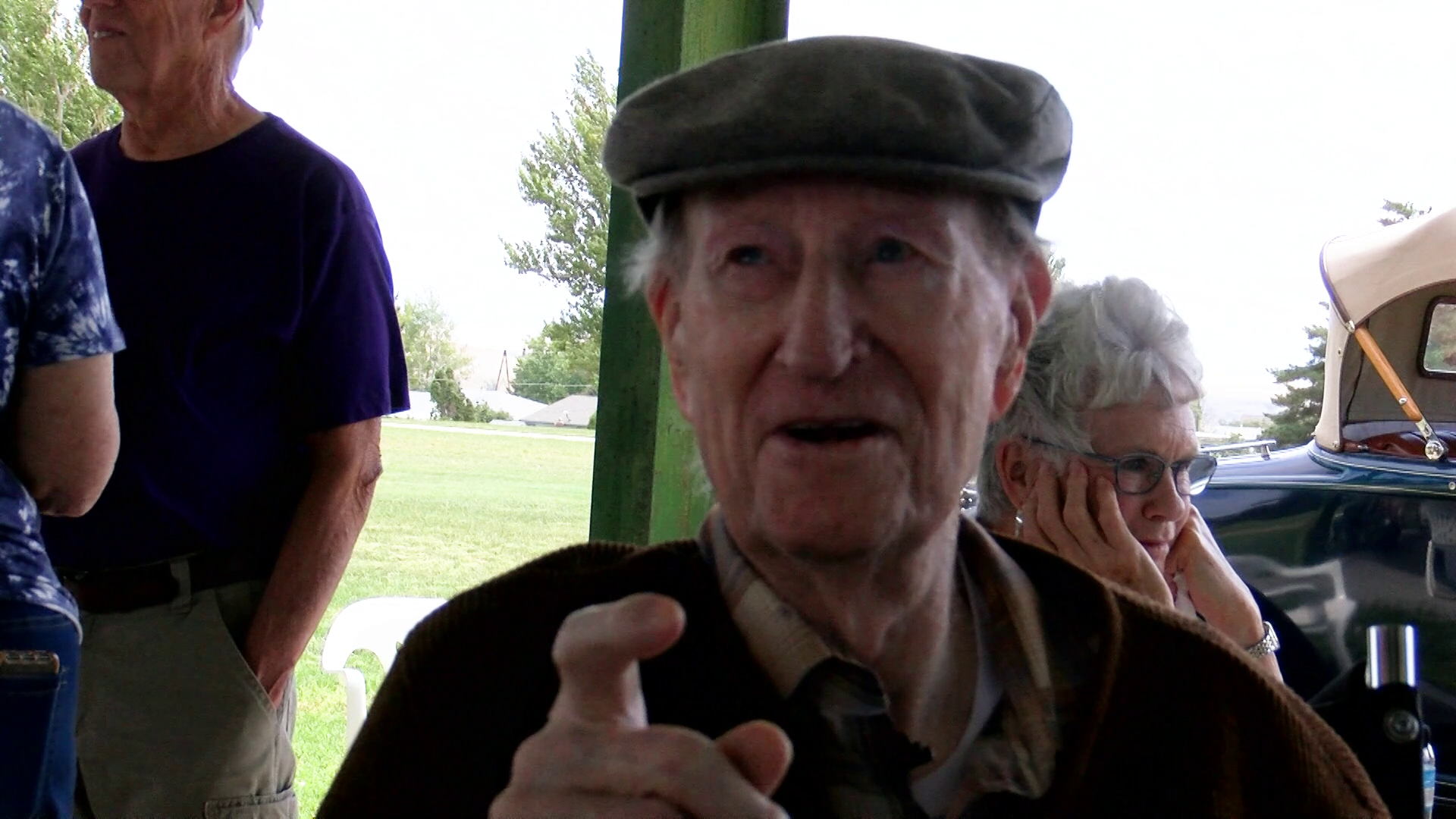 A party was held at Russell Park in Great Falls on Saturday for Homer Christensen, who will celebrate his 100th birthday on Sunday.