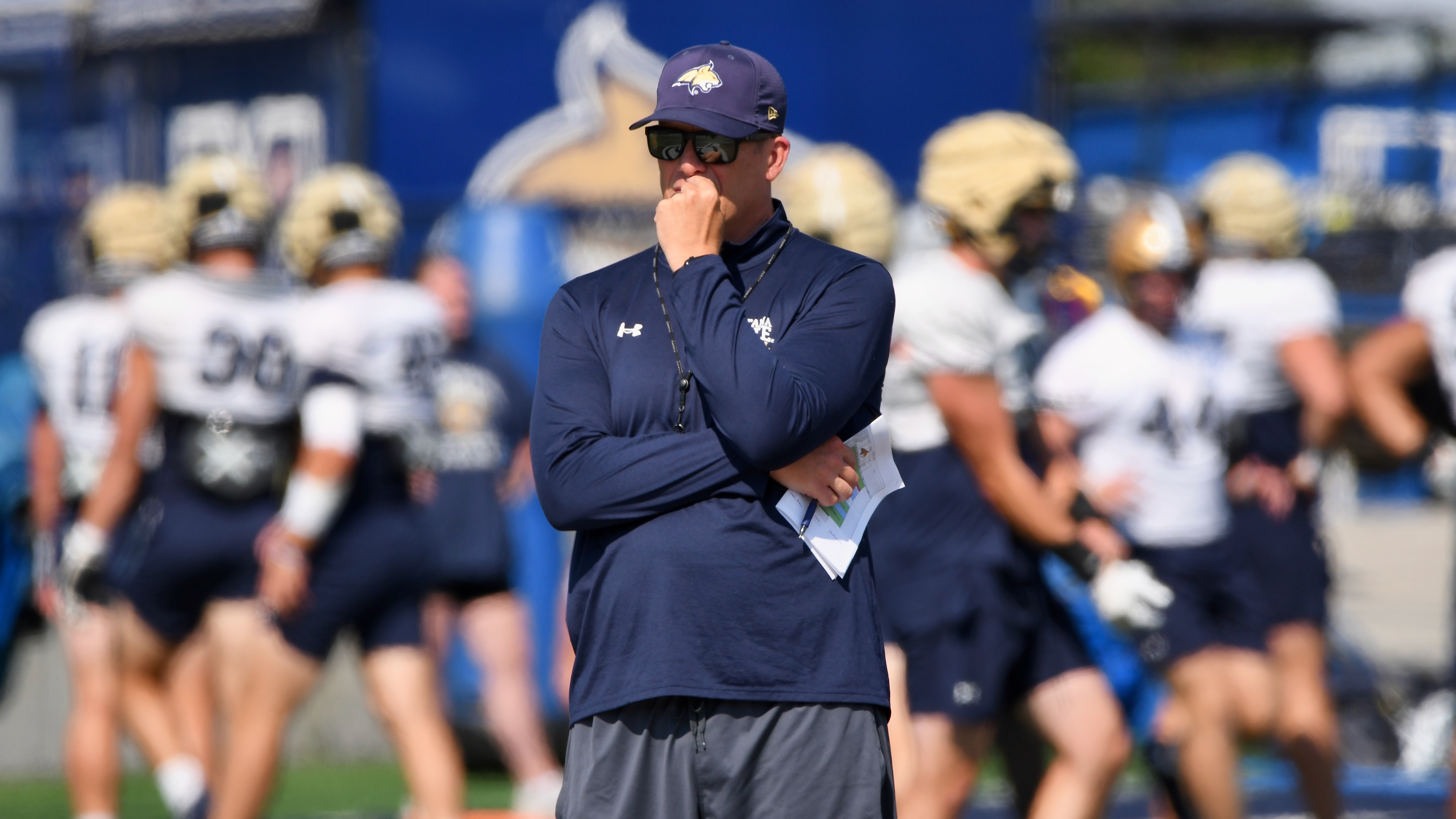 Montana State fall football practice