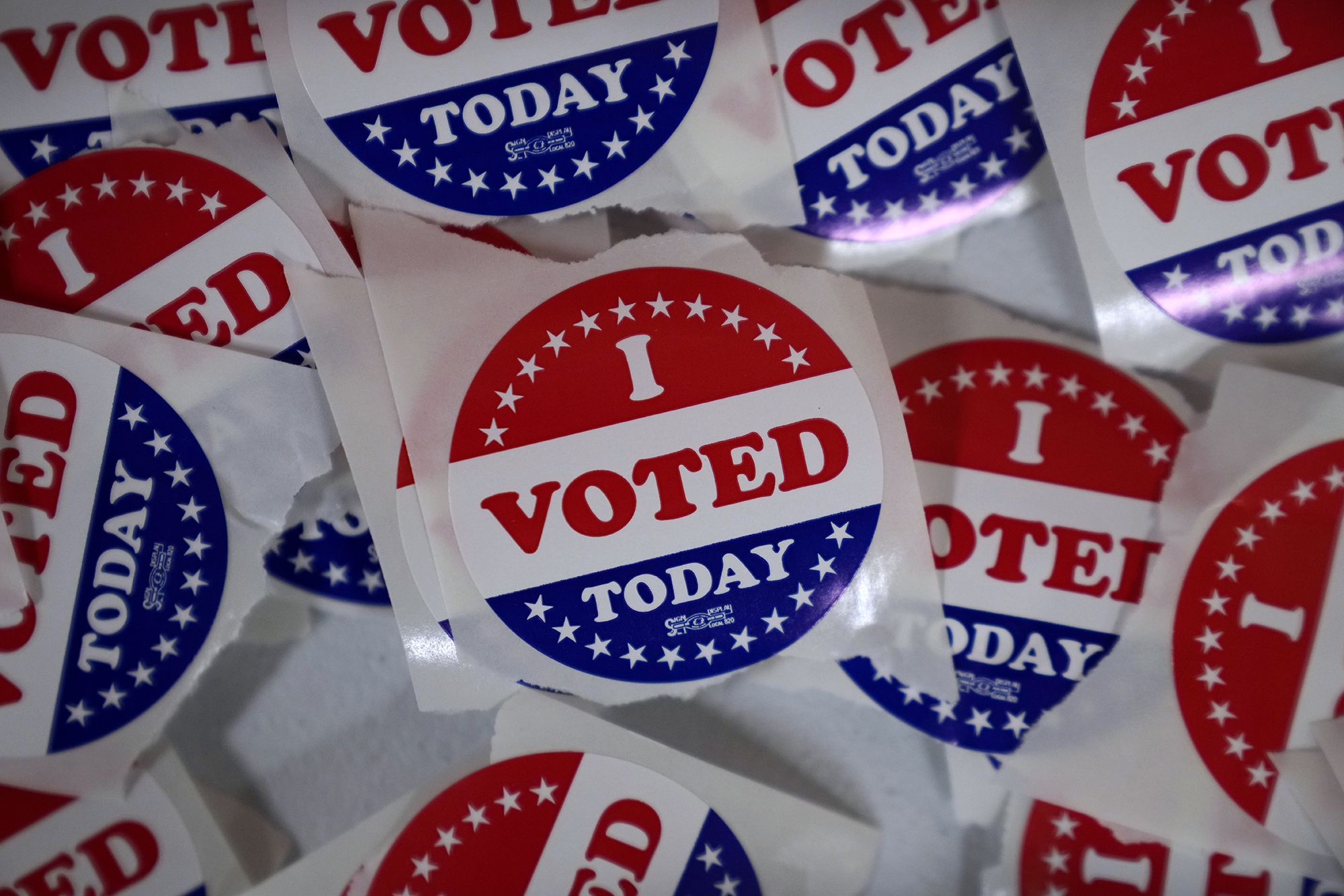 'I Voted Today' stickers
