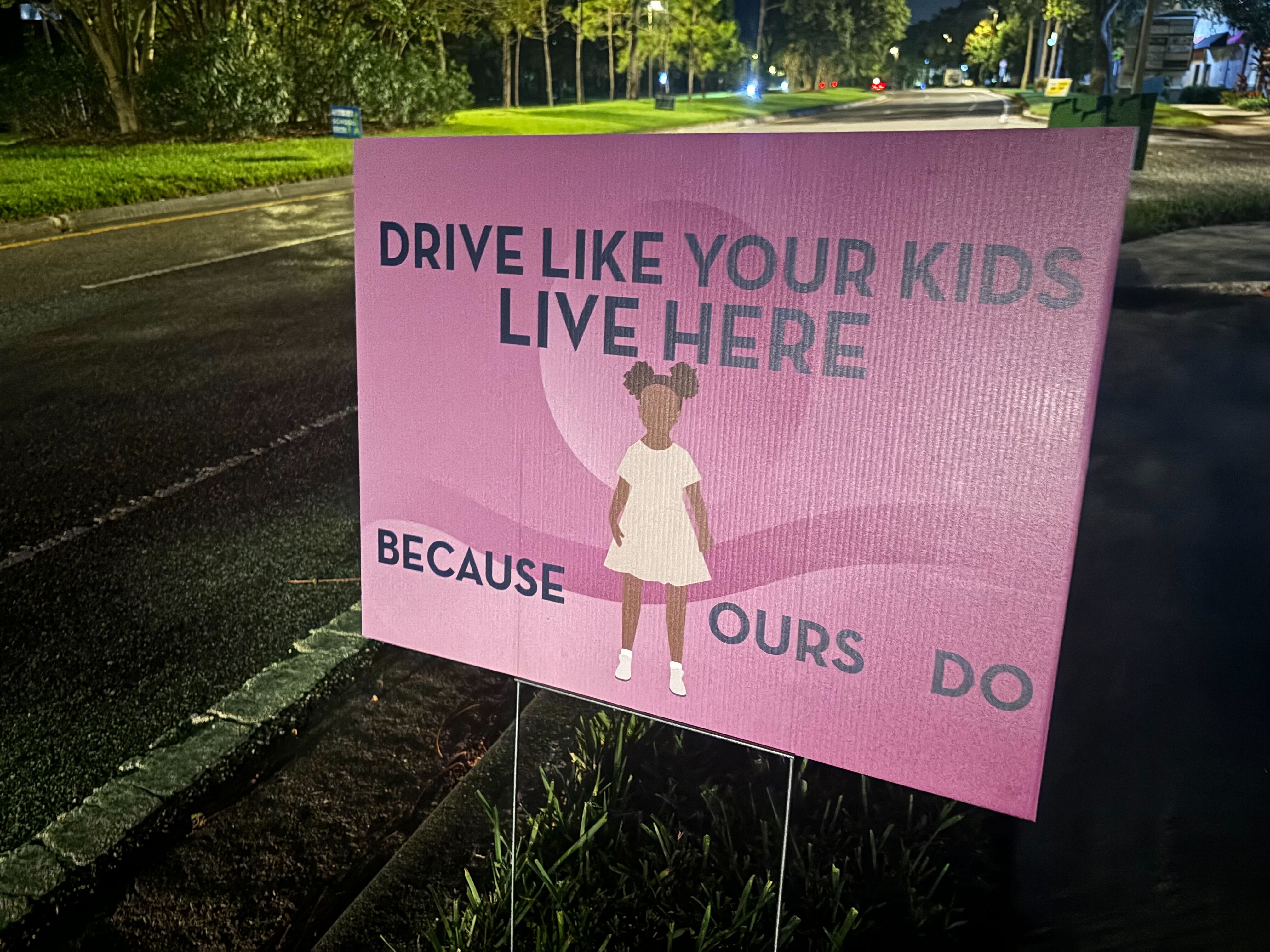 Drive safe signs