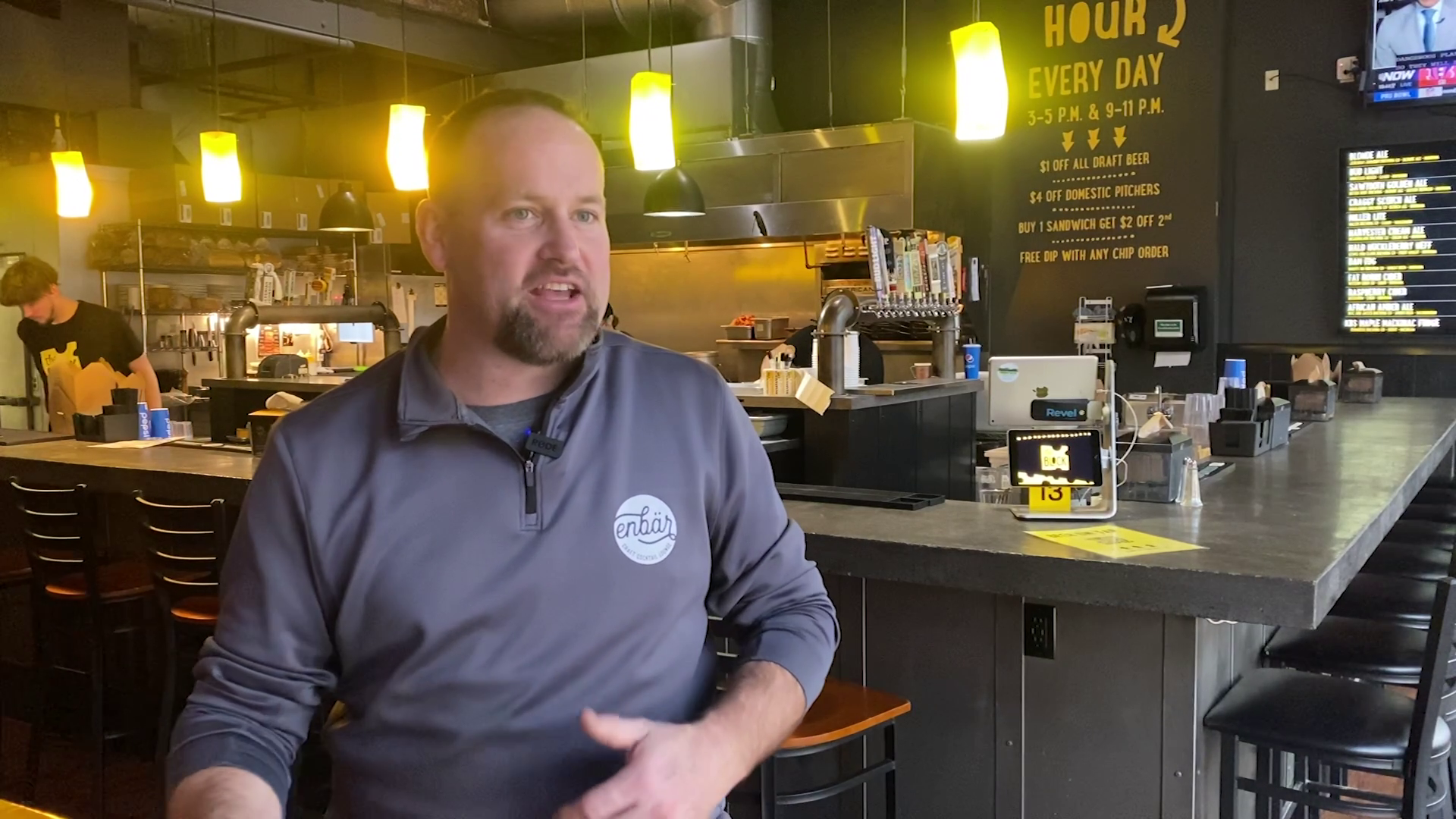 Mike Hallahan, chef and part-owner of Enbar and The Block in Great Falls
