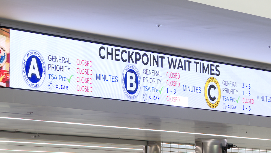 BWI security checkpoint closures 