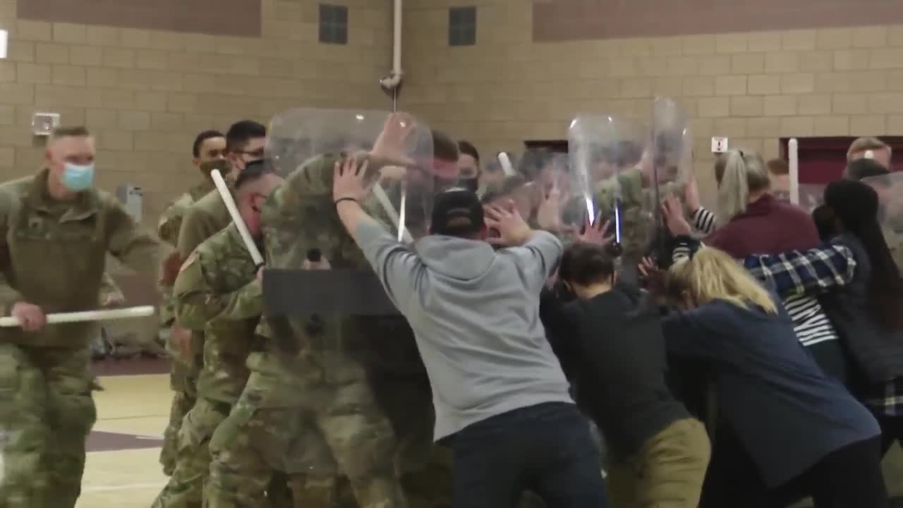 Montana National Guard soldiers depart Helena for inauguration mission