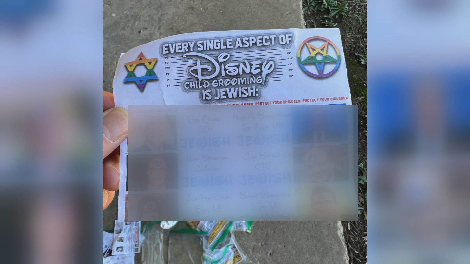 anti-jewish disney flyer 