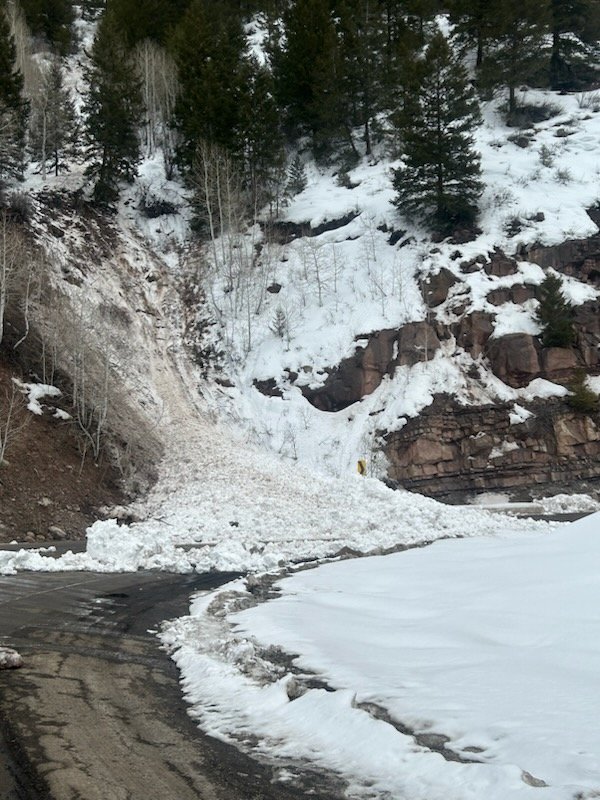 Highway 24 avalanche_Colorado State Patrol