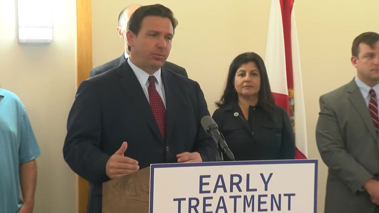 Gov. DeSantis holds news conference in Tampa on Sept. 23, 2021