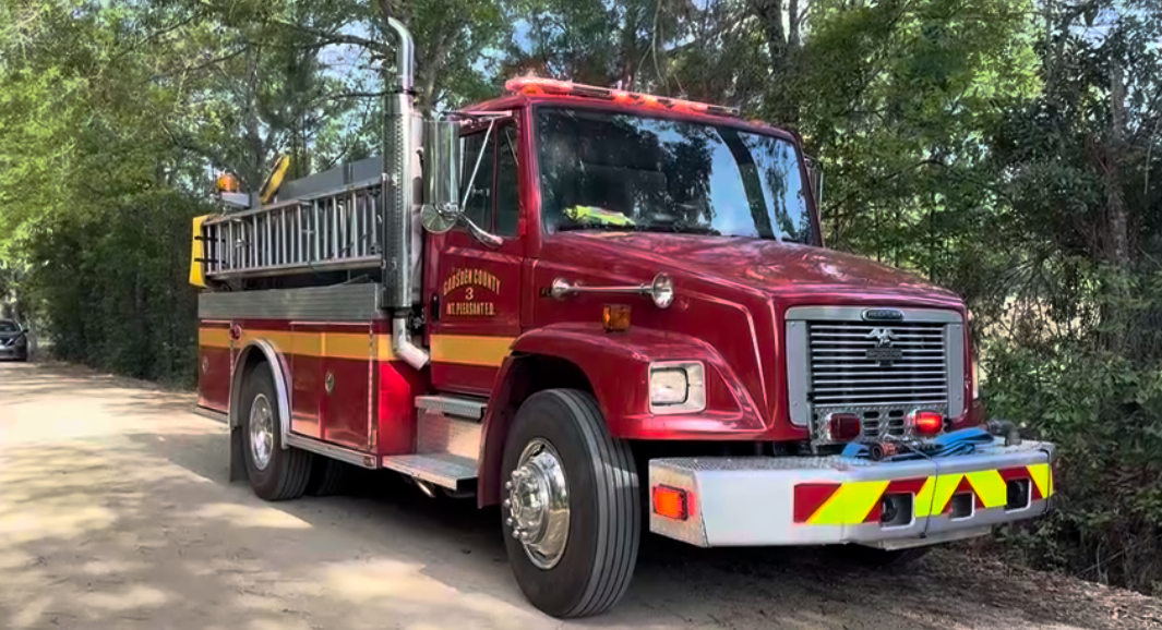 Mt. Pleasant VFD responds to wildfire