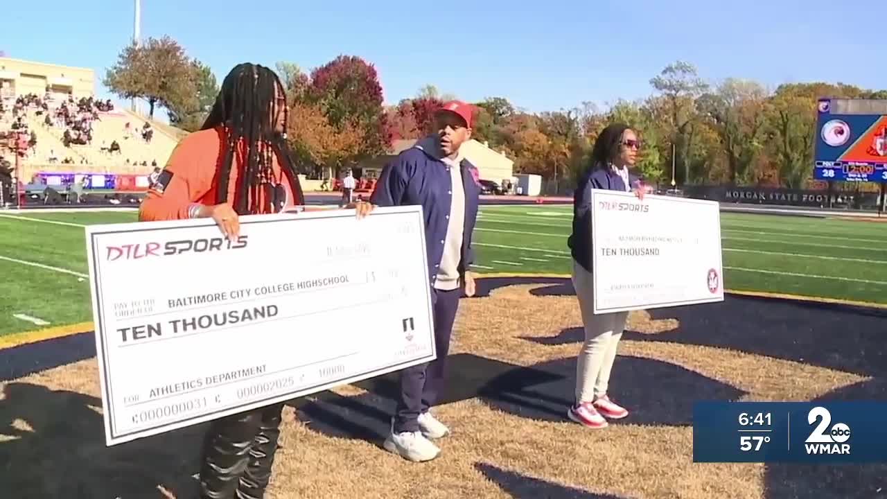 DTLR gives $20K to Baltimore high school football teams
