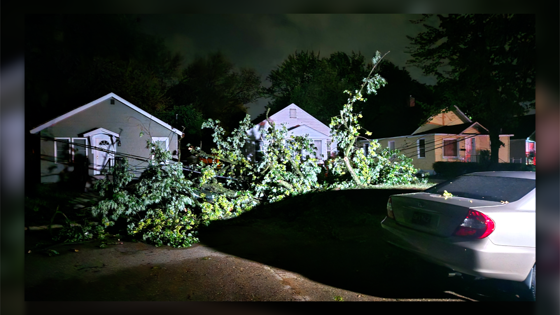 Storm damage leaves downed trees, power lines and structure fires across Muskegon County