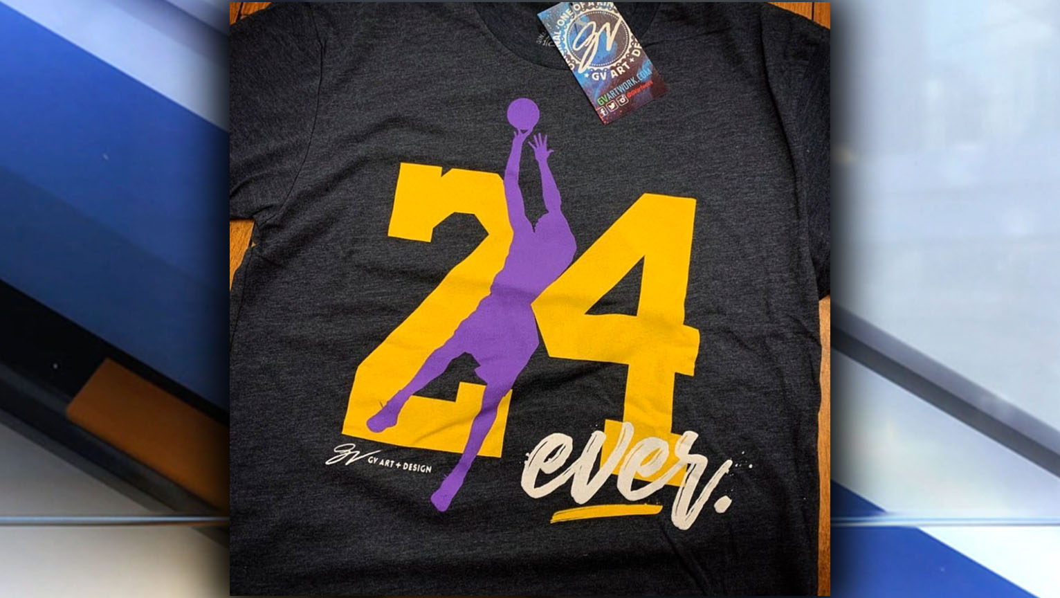 Local Clothing Store Raises 86 000 For Charity With Kobe Bryant T Shirt Sales