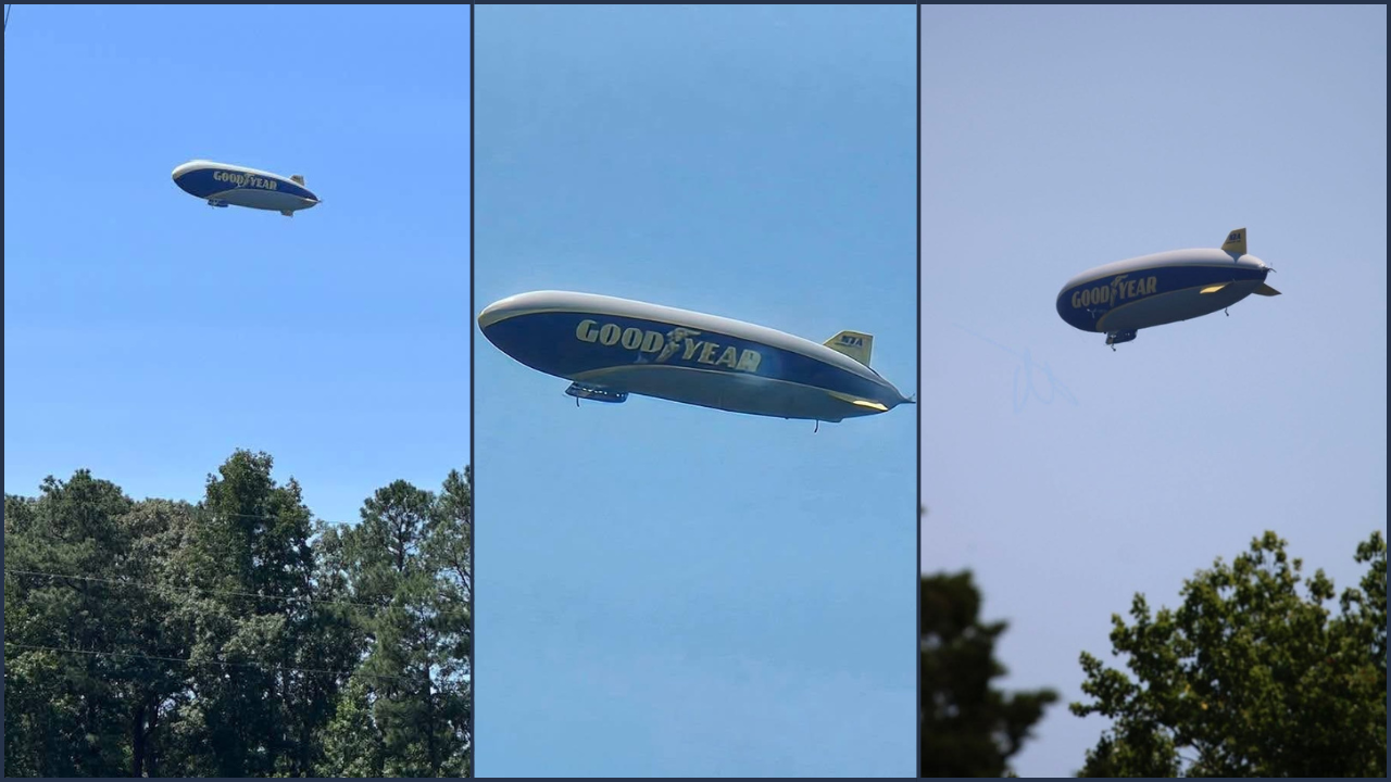 Goodyear Blimp spotted over Virginia