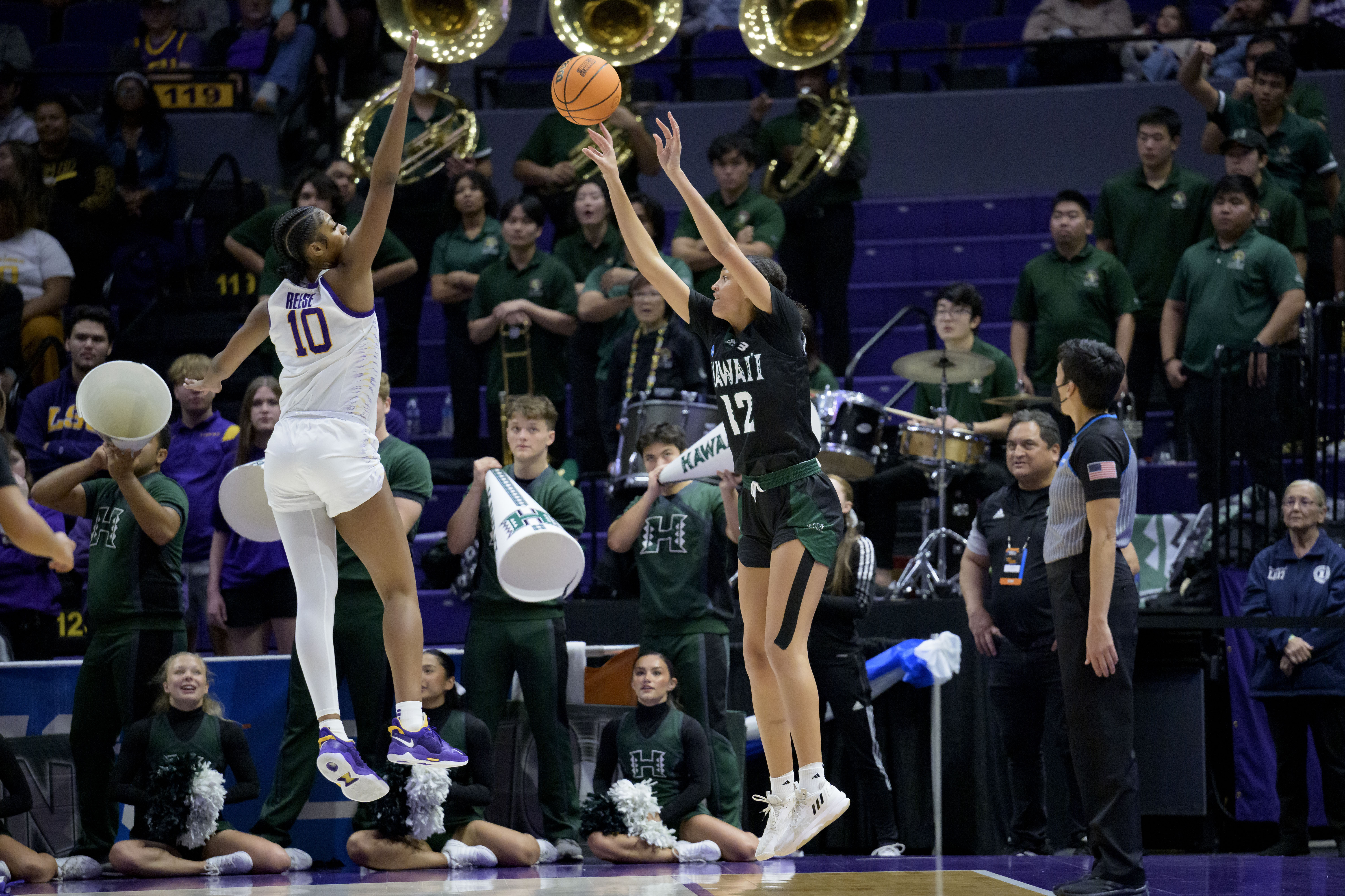 NCAA Hawaii LSU Basketball