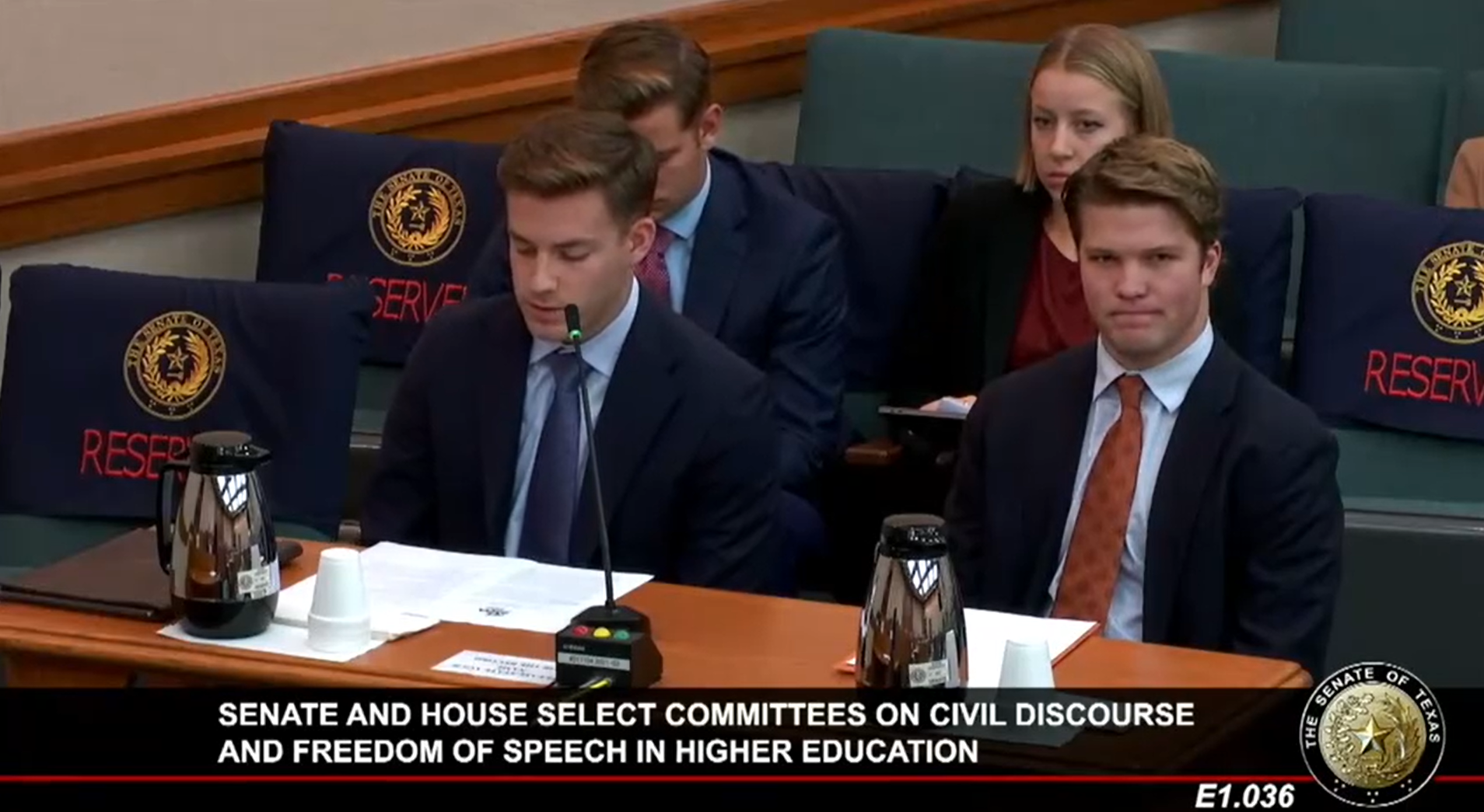 Texas senate hearing speech on college campuses 1113.png