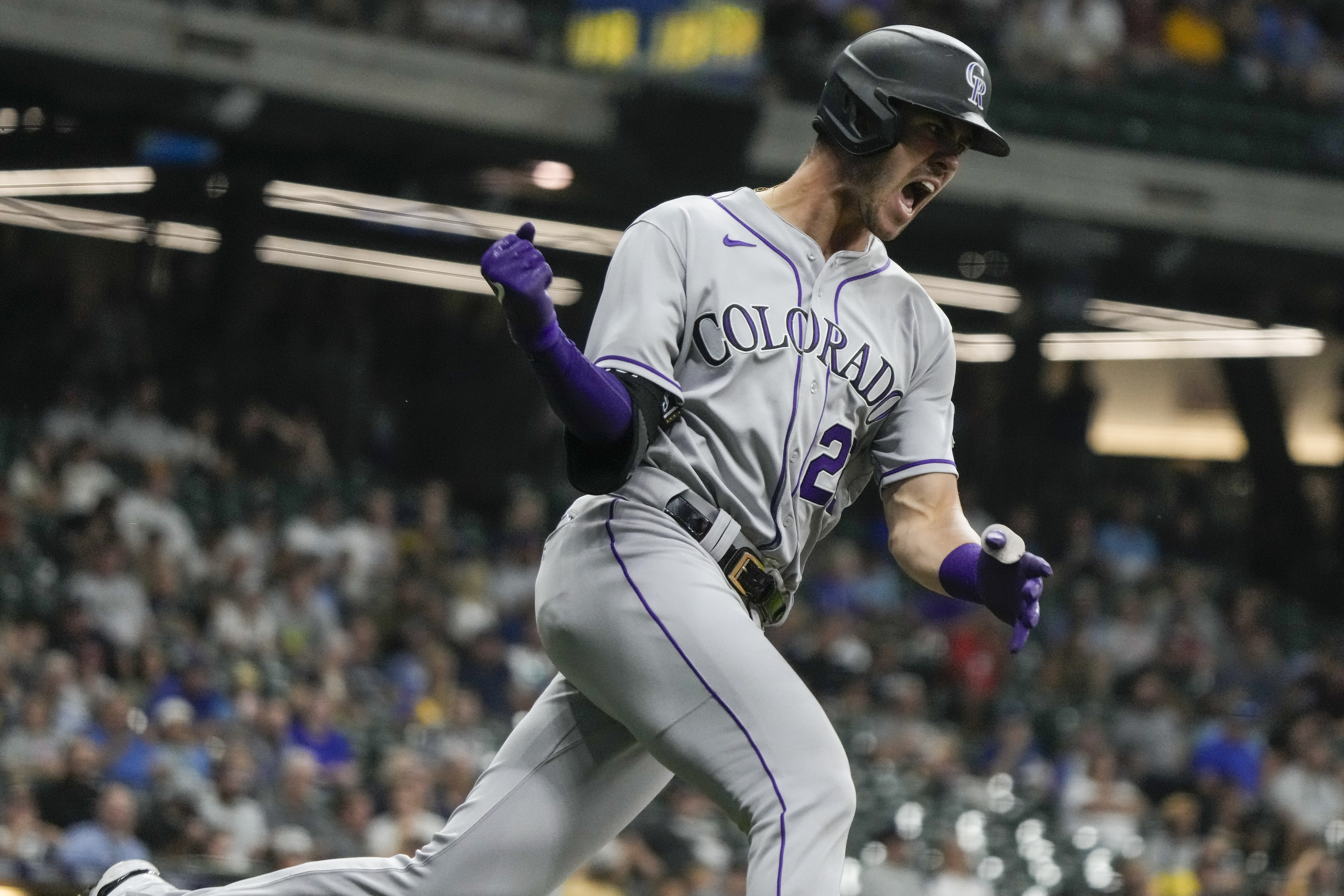 Rockies Brewers Baseball